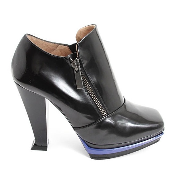 Patent leather platform toe Trinity Zion Fluevog Shoes- Stunning! Worn twice? - Picture 2 of 14